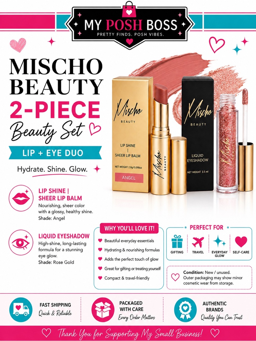 Mischo Beauty 2-Piece Set